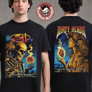 311 X Dirty Heads Council Bluffs Iowa 2026 Exclusive Combined Poster Set At Harrah’s Stir Cove On August 5 2026 Two Sided T-Shirt