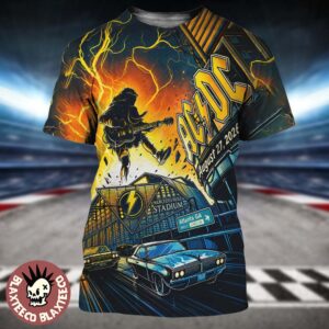 ACDC Atlanta GA 2026 Venue Poster Live At Mercedes Benz Stadium On August 27 2026 All Over Print Shirt