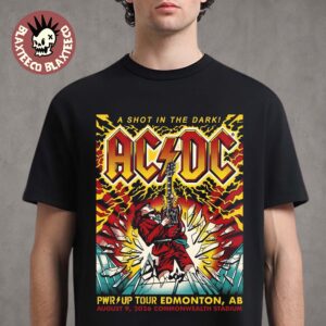 ACDC Edmonton AB Canada 2026 Event Poster At Commonwealth Stadium On August 9 2026 Premium T-Shirt