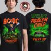 Iron Maiden Run For Your Lives USA Tour 2026 Exclusive Tee Eddie Holding The Flag Two Sided T-Shirt