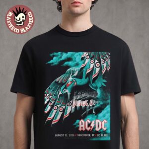 ACDC Vancouver 2026 Event Poster Live At BC Place On August 13 2026 T-Shirt