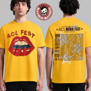 ACL Austin City Limits Music Festival 2026 Merch Imogene X Willie Lips Lineup T-Shirt