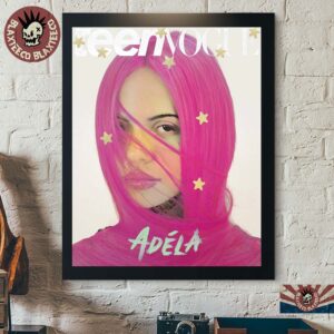 Adéla Graces The Cover Of Teen Vogue Home Decor Poster Canvas