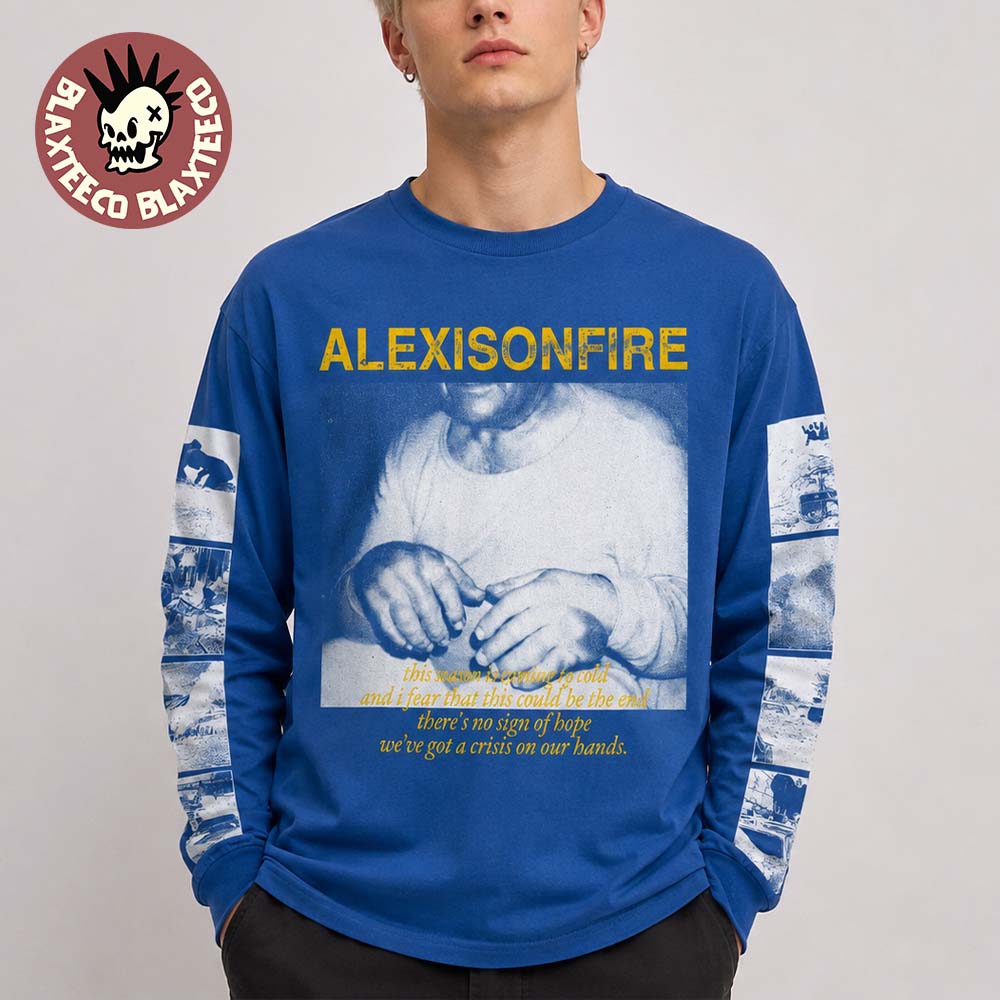 Alexisonfire Crisis 2026 Exclusive Tour Merch 20 Years Blue Longsleeve Tee Alexisonfire Crisis 2026 Exclusive Tour Merch 20 Years Blue Longsleeve Tee