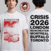 Alexisonfire Crisis 2026 Exclusive Tour Merch 20 Years Frog T-shirt