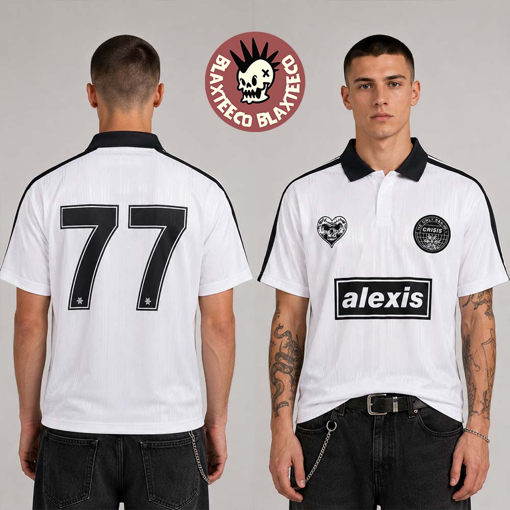 Alexisonfire Toronto Canada Crisis Pop Up 2026 Exclusive Tour Merch Polo Jersey Alexisonfire Toronto Canada Crisis Pop Up 2026 Exclusive Tour Merch Polo Jersey