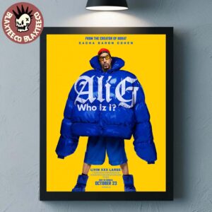 Ali G Who Iz I Livin XXX Large Movie Poster In Cinemas October 23 2026 Home Decor Poster Canvas