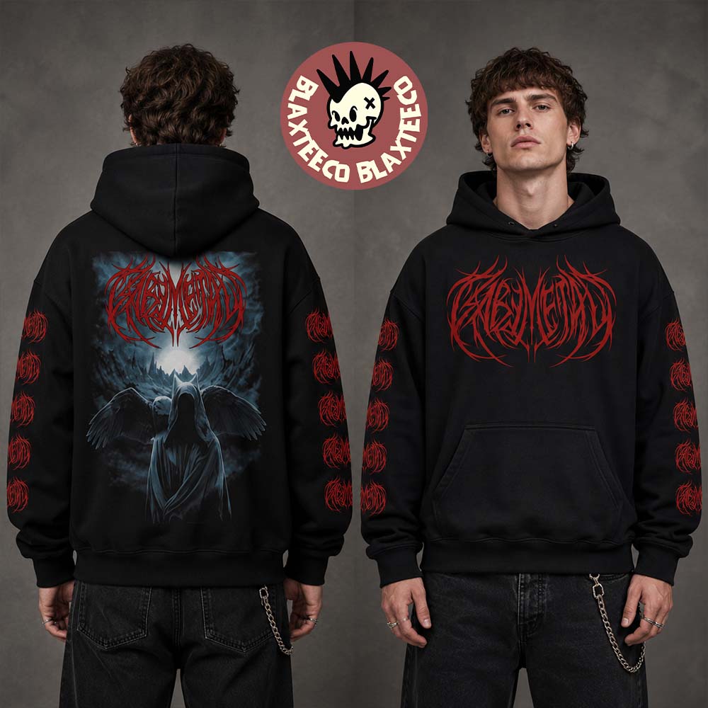 Babymetal World Tour 2026 North America Merch Dark Wanderer Hoodie Babymetal World Tour 2026 North America Merch Dark Wanderer Hoodie