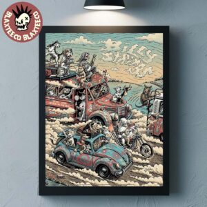 Billy Strings Bethel New York 2026 Night 2 Event Poster At Bethel Woods Center On August 1 2026 Art By Dylan Goldberger Decor Poster Canvas