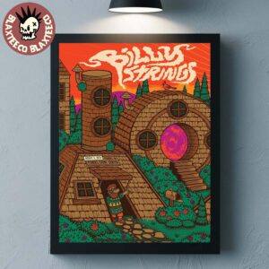 Billy Strings Fishers IN 2026 Night 1 Poster Live At The Fishers Event Center On August 6 2026 Home Decor Poster Canvas