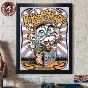 Billy Strings Ionia Freak Fair 2026 Event Poster For Ionia MI August 28 29 2026 Art By Dennis Preston Decor Poster Canvas