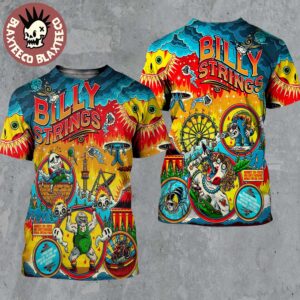 Billy Strings Ionia Freak Fair 2026 Night 1 And 2 Combined Poster Set Ionia MI August 28 29 2026 Two Sided All Over Print Shirt