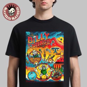 Billy Strings Ionia Freak Fair 2026 Night 1 Poster Ionia MI August 28 2026 Unisex T-Shirt