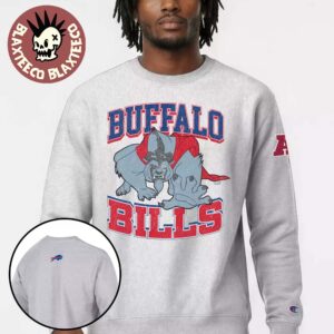 Buffalo Bills Disney X NFL Champion Beauty And The Beast Beast Pullover Sweatshirt