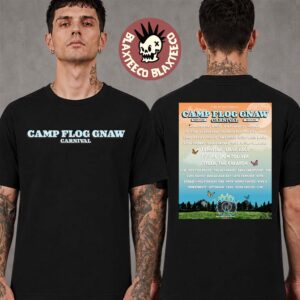 Camp Flog Gnaw Carnival 2026 Lineup Poster In Los Angeles California At Dodger Stadium On November 14-15 2026 Two Sided T-Shirt