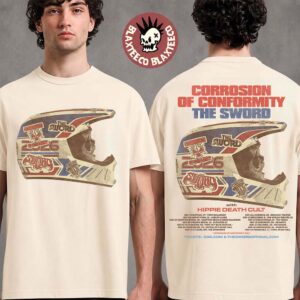 Corrosion Of Conformity And The Sword 2026 North America Fall Tour On November 2026 Schedule Dates Two Sided T-Shirt