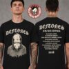 Deftones Summer 2026 Tour EU And UK Merch The Sun With Dates Two Sided T-Shirt Deftones Summer 2026 Tour EU And UK Merch The Sun With Dates Two Sided T-Shirt