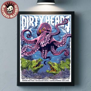 Dirty Heads Casper Wyoming 2026 Gig Poster At The Gaslight Social On August 7 2026 Home Decor Poster Canvas