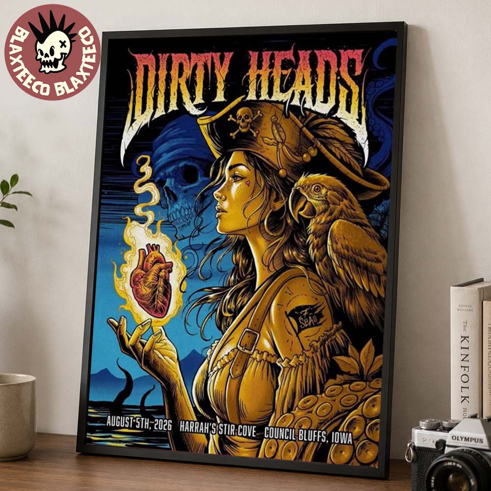 Dirty Heads Council Bluffs Iowa 2026 Exclusive Poster At Harrah's Stir Cove On August 5 2026 Home Decor Poster Canvas Dirty Heads Council Bluffs Iowa 2026 Exclusive Poster At Harrah's Stir Cove On August 5 2026 Home Decor Poster Canvas
