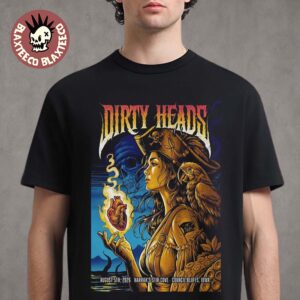 Dirty Heads Council Bluffs Iowa 2026 Exclusive Poster At Harrah’s Stir Cove On August 5 2026 Unisex T-Shirt
