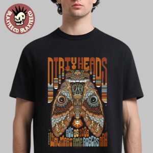 Dirty Heads Rogers AR 2026 Event Poster Live At The Walmart AMP On August 26 2026 T-Shirt
