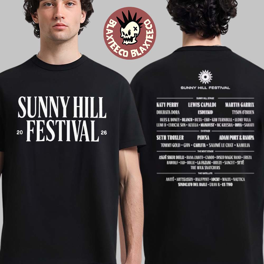 Dua Lipa Sunny Hill Festival 2026 Logo T-Shirt Dua Lipa Sunny Hill Festival 2026 Logo T-Shirt