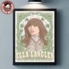 Ella Langley Austin Texas 2026 Event Poster At Moody Center On August 13 2026 Decor Poster Canvas