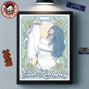 Ella Langley Green Bay WI 2026 Event Poster At The Resch Center On August 20 2026 Home Decor Poster Canvas