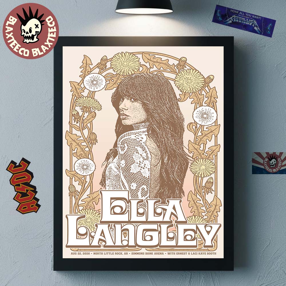 Ella Langley North Little Rock AR 2026 Event Poster At Simmons Bank Arena On August 22 2026 Home Decor Poster Canvas Ella Langley North Little Rock AR 2026 Event Poster At Simmons Bank Arena On August 22 2026 Home Decor Poster Canvas
