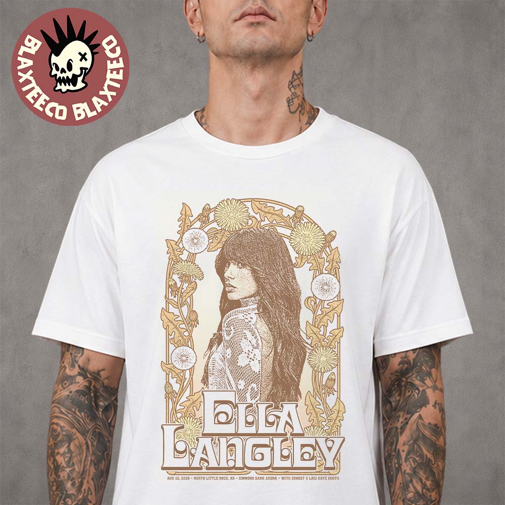 Ella Langley North Little Rock AR 2026 Event Poster At Simmons Bank Arena On August 22 2026 Unisex T-Shirt Ella Langley North Little Rock AR 2026 Event Poster At Simmons Bank Arena On August 22 2026 Unisex T-Shirt