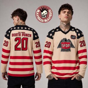 Five Finger Death Punch 250 20th Anniversary Hockey Jersey
