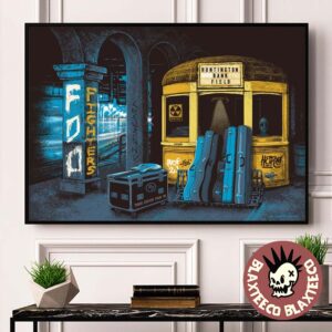 Foo Fighters Cleveland Ohio 2026 VIP Poster At Huntington Bank Field On August 10 2026 Home Decor Poster Canvas