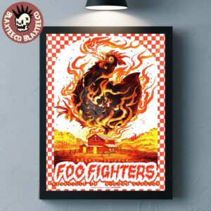 Foo Fighters Nashville TN 2026 Event Poster Live At Nissan Stadium On August 15 2026 Home Decor Poster Canvas