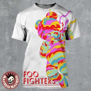 Foo Fighters Philadelphia 2026 Event Poster At Lincoln Financial Field On August 13 2026 All Over Print Shirt