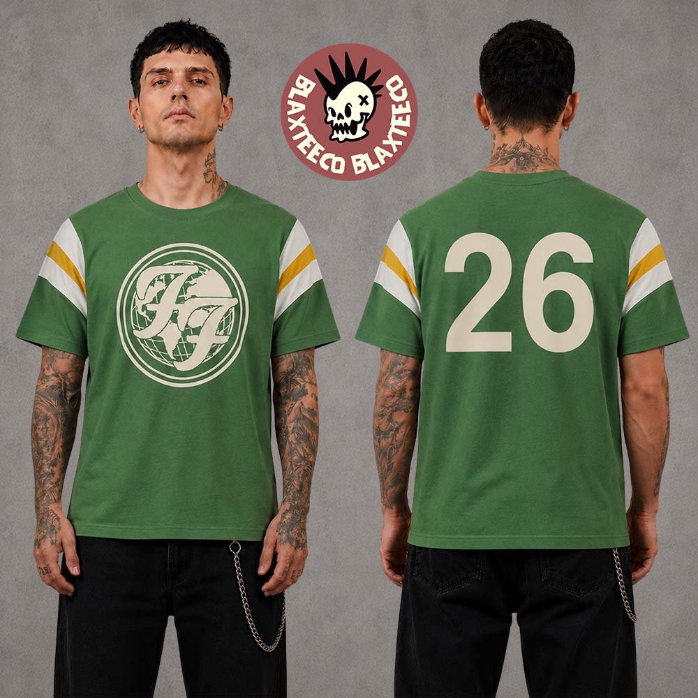 Foo Fighters Take Cover Tour 2026 Circle Logo Jersey Foo Fighters Take Cover Tour 2026 Circle Logo Jersey