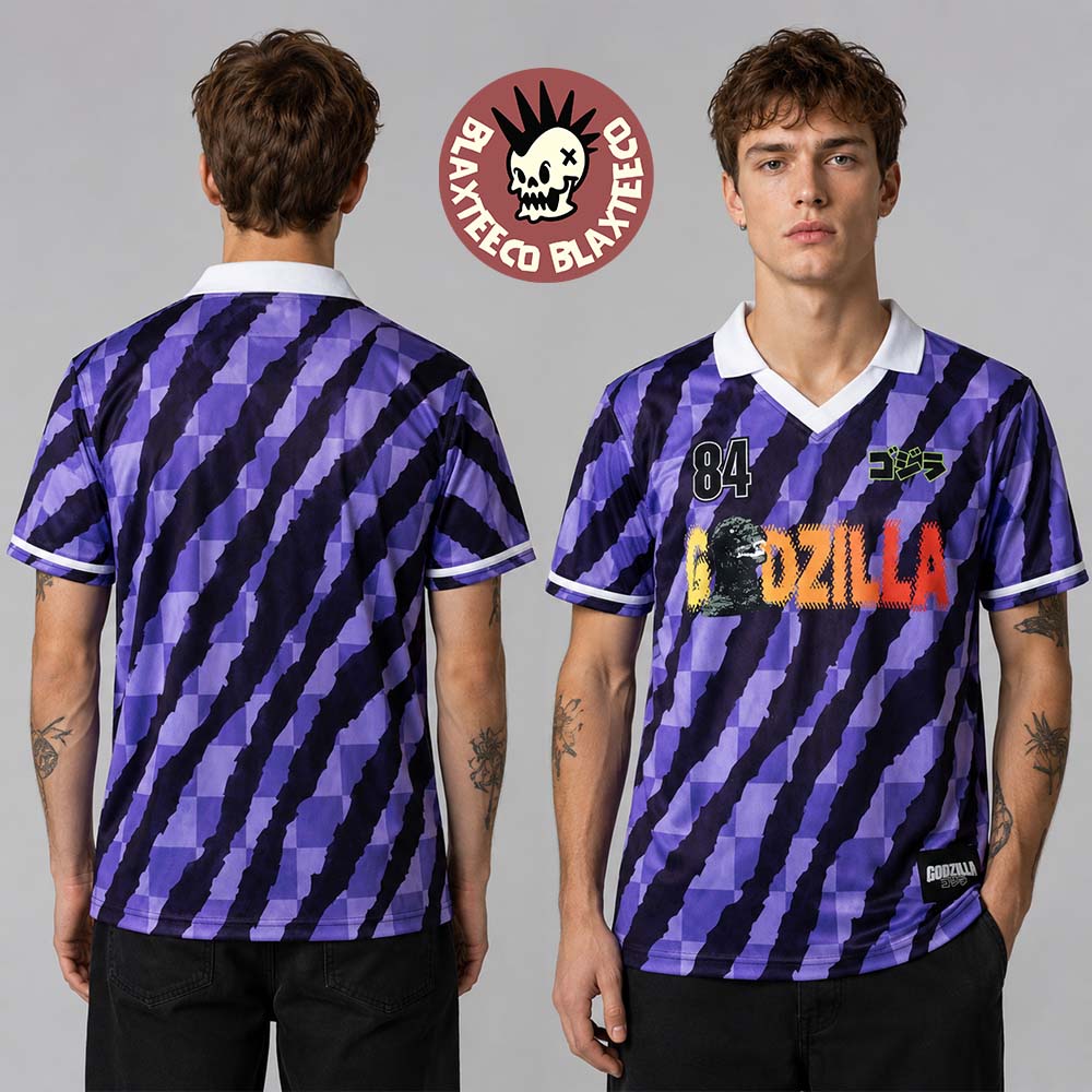 Godzilla 84 Team Purple Soccer Jersey Godzilla 84 Team Purple Soccer Jersey