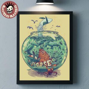 Goose Red Rocks Amphitheatre 2026 Event Poster Morrison Colorado On August 27 28 And September 1 2026 Poster Canvas