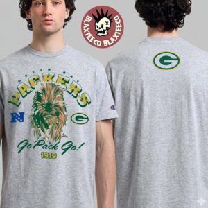 Green Bay Packers Chewbacca Disney X NFL Champion Star Wars T-Shirt