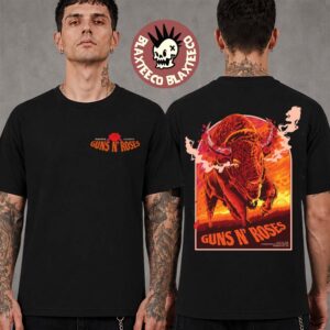 Guns N Roses Edmonton AB Canada 2026 Exclusive City Tee Live At Commonwealth Stadium On August 26 2026 Two Sided T-Shirt