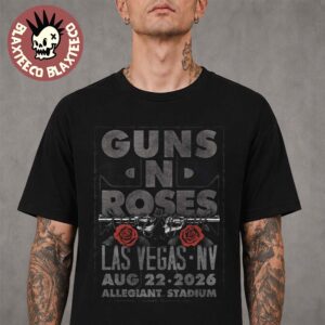 Guns N Roses Las Vegas NV 2026 Event Poster Live At Allegiant Stadium On August 22 2026 Premium T-Shirt