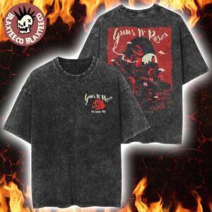 Guns N Roses St. Louis MO 2026 Venue Tee At Busch Stadium On August 16 2026 Vintage Washed Tee