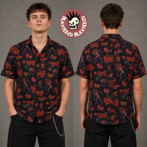 Halloween Horror Nights 2026 RSVLT Stranger Things 5 Button Up Hawaiian Shirt