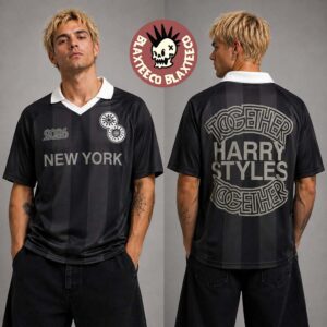 Harry Styles New York 2026 Pop Up Shop Merch MSG Madison Square Garden Black Soccer Jersey