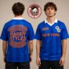 Harry Styles New York 2026 Pop Up Shop Merch MSG Madison Square Garden Black Soccer Jersey