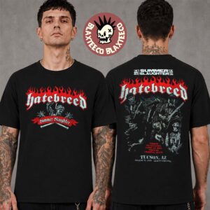 Hatebreed Summer Slaughter Tucson Arizona 2026 Event Tee Live At Rialto Theatre On August 21 2026 T-Shirt