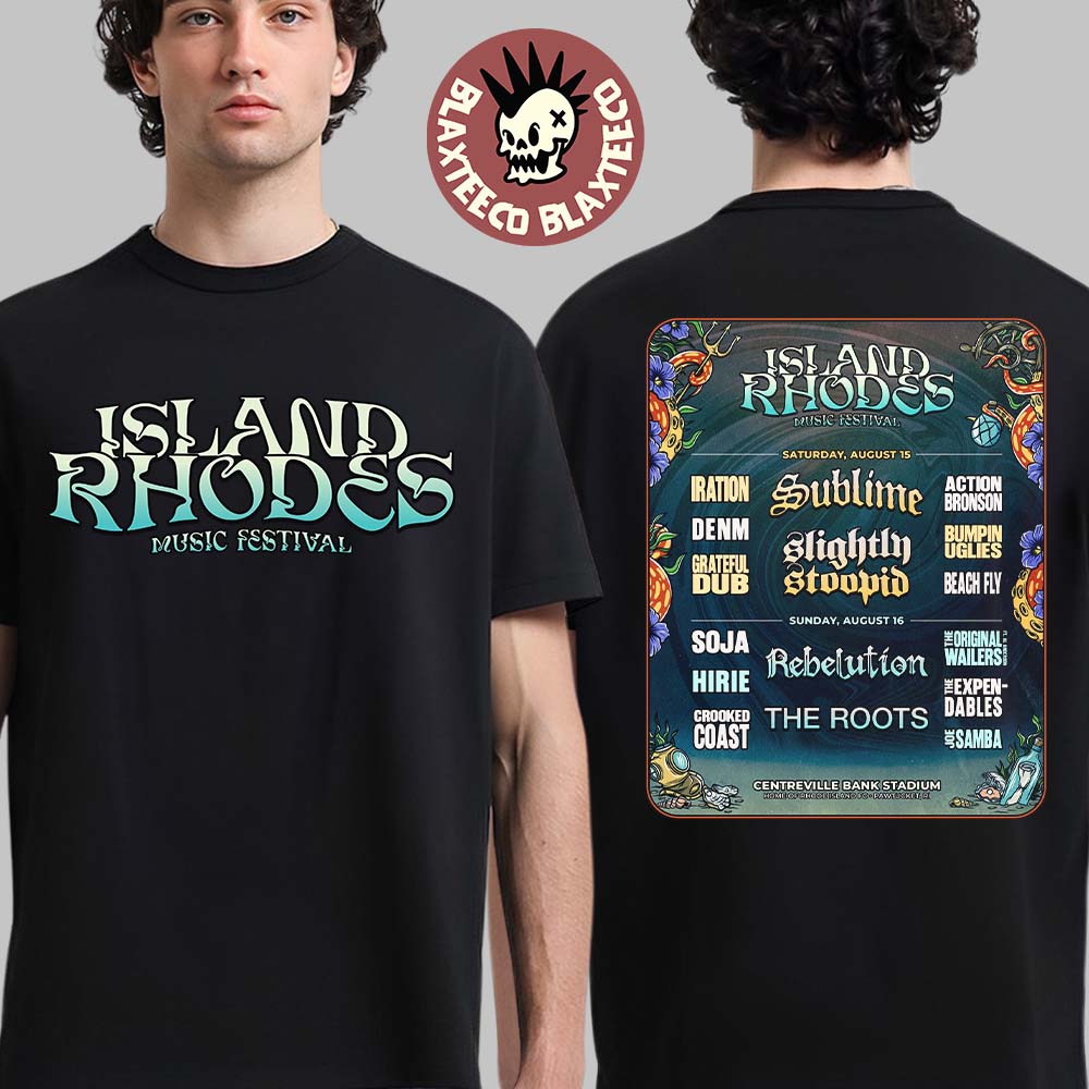 Island Rhodes Music Festival 2026 In Rhodes Island At Centreville Bank Stadium On August 15-16 2026 Two Sided T-Shirt Island Rhodes Music Festival 2026 In Rhodes Island At Centreville Bank Stadium On August 15-16 2026 Two Sided T-Shirt