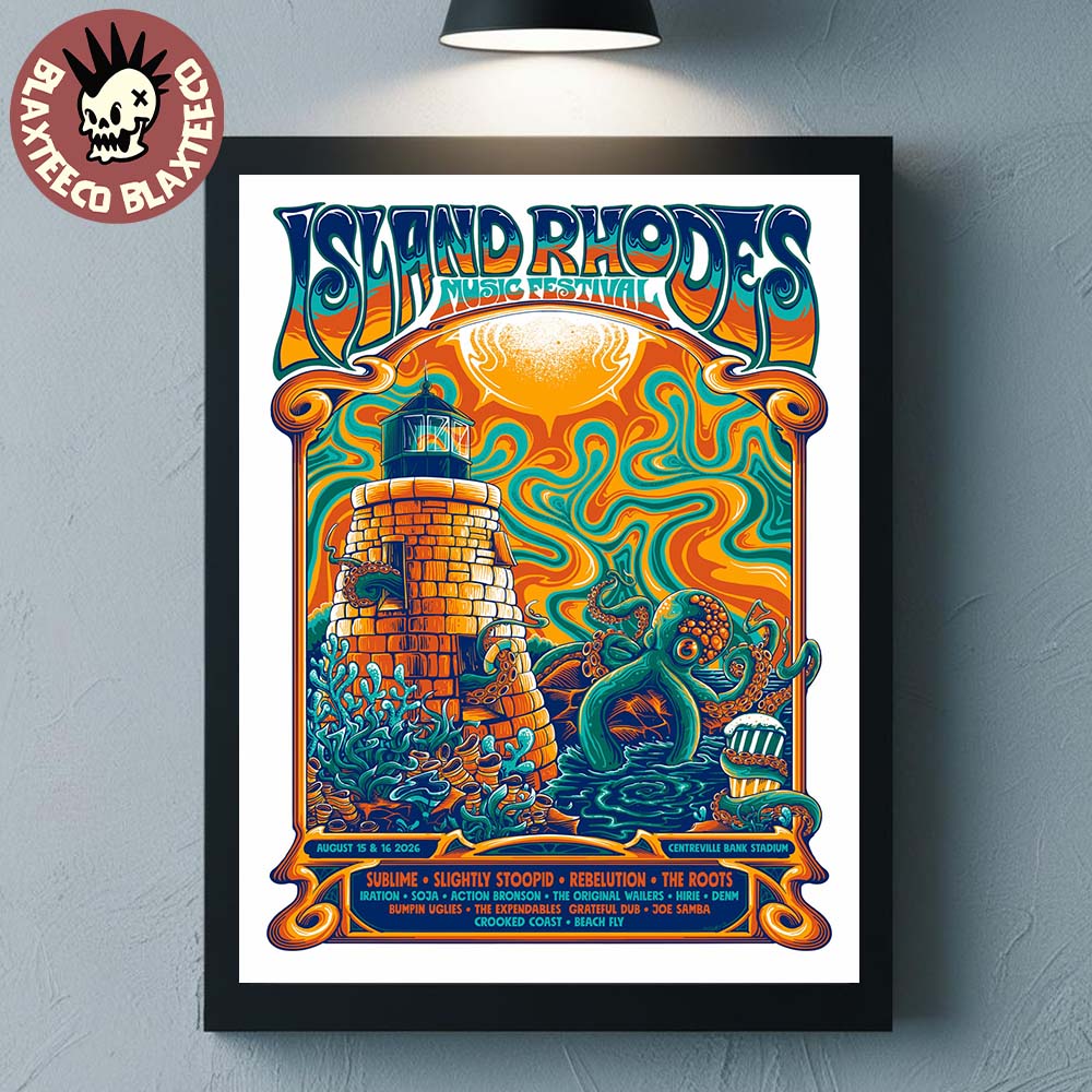 Island Rhodes Music Festival 2026 Poster With Lineup In Rhodes Island At Centreville Bank Stadium On August 15-16 2026 Home Decor Poster Canvas Island Rhodes Music Festival 2026 Poster With Lineup In Rhodes Island At Centreville Bank Stadium On August 15-16 2026 Home Decor Poster Canvas