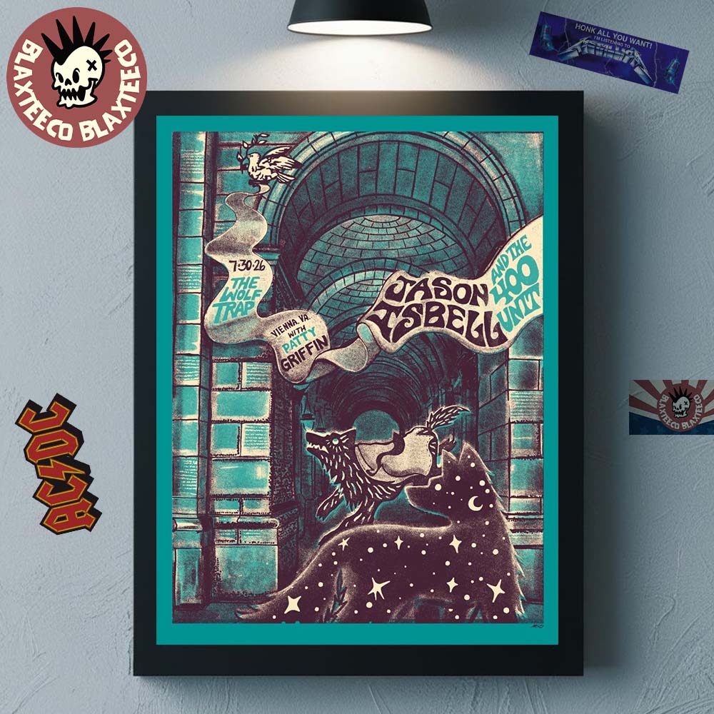 Jason Isbell And The 400 Unit Washington DC 2026 Event Poster At The Wolf Trap On August 20 2026 Home Decor Poster Canvas Jason Isbell And The 400 Unit Washington DC 2026 Event Poster At The Wolf Trap On August 20 2026 Home Decor Poster Canvas