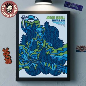Jason Isbell Seattle Washington 2026 Event Poster At The Woodland Park Zoo On August 13 2026 Home Decor Poster Canvas