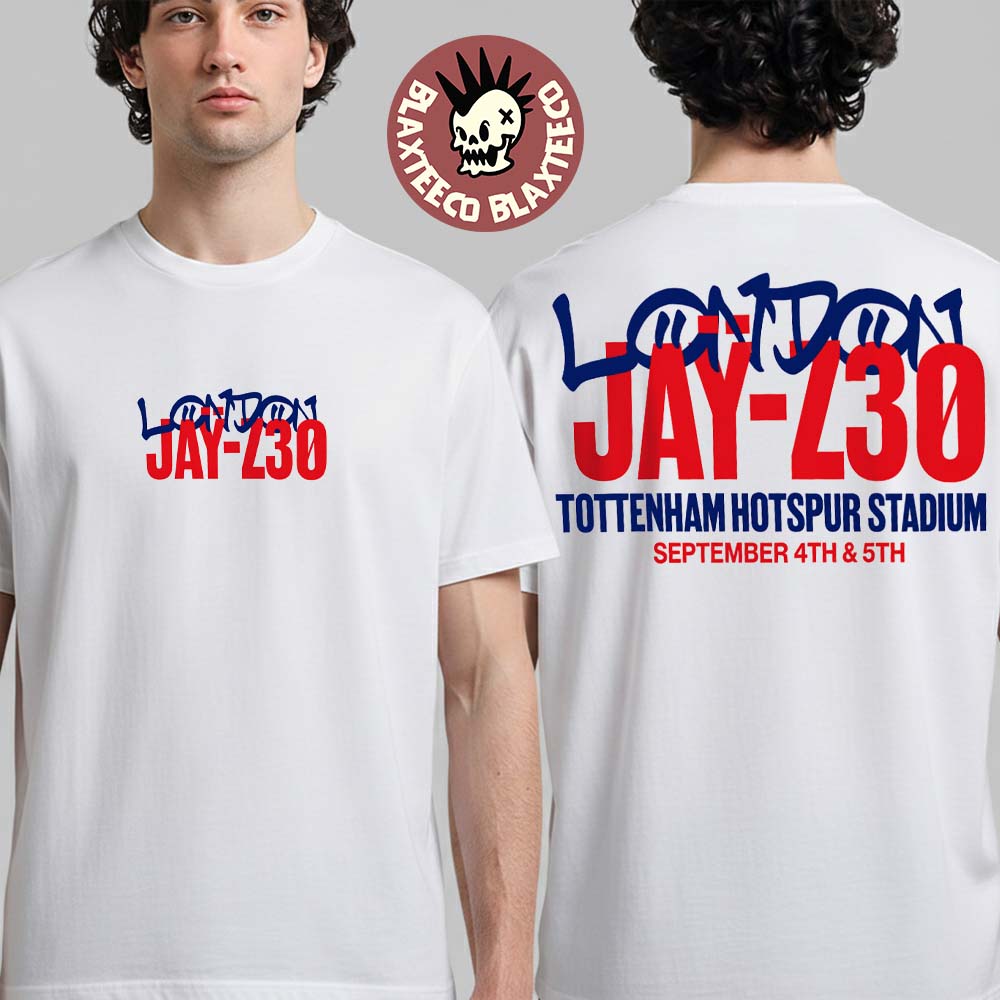 Jay-Z London 2026 Pop Up Shop Merch Tee Jay-Z30 At Tottenham Hotspur Stadium On September 4 5 2026 T-Shirt Jay-Z London 2026 Pop Up Shop Merch Tee Jay-Z30 At Tottenham Hotspur Stadium On September 4 5 2026 T-Shirt